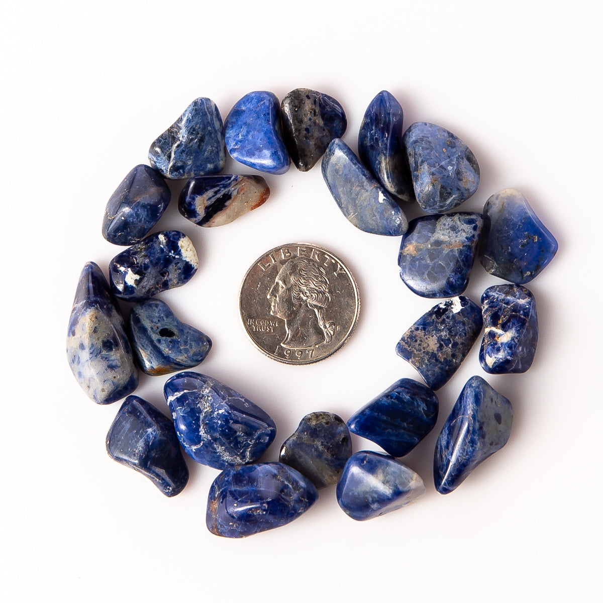 Small Tumbled Rocks Sodalite